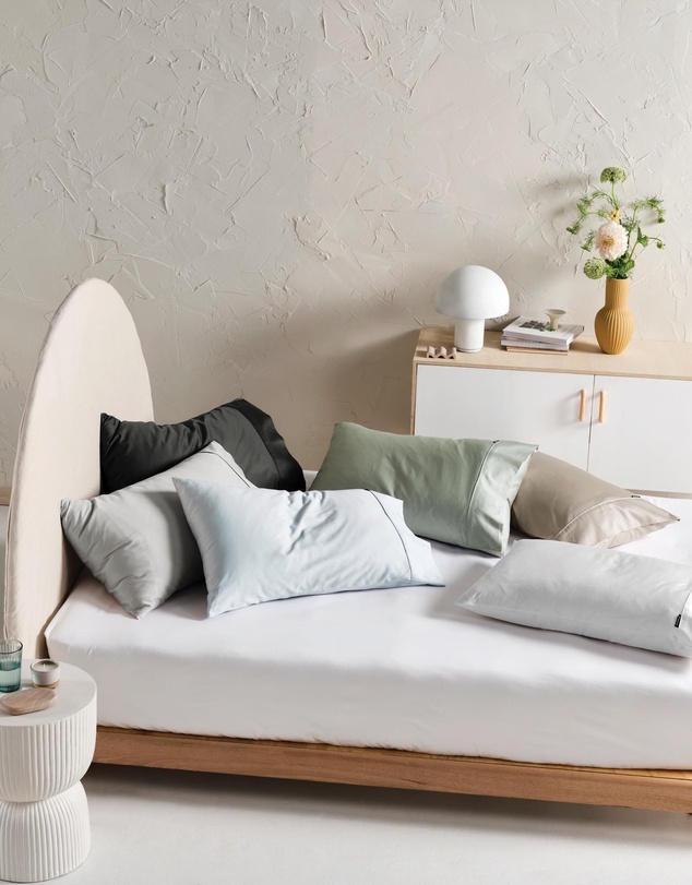 Linen House - Augusta 500THC Cotton Sateen Pillowcase
