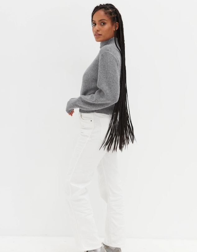 Style Addict - Chunky Knit - Heather Grey