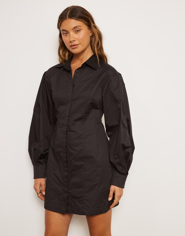AERE - Organic Cotton Poplin Mini Dress