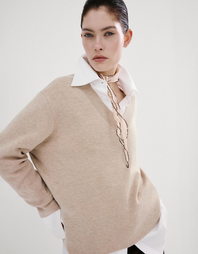M.N.G - V-Neck Knit Sweater