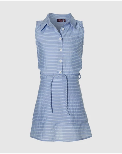Quapi - Fanya Stripe Dress - Kids-Teens