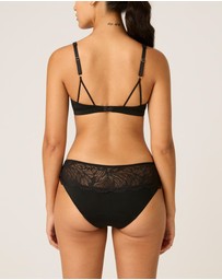 Modibodi - Ines Midi Period Brief Moderate Absorbency Noir Black