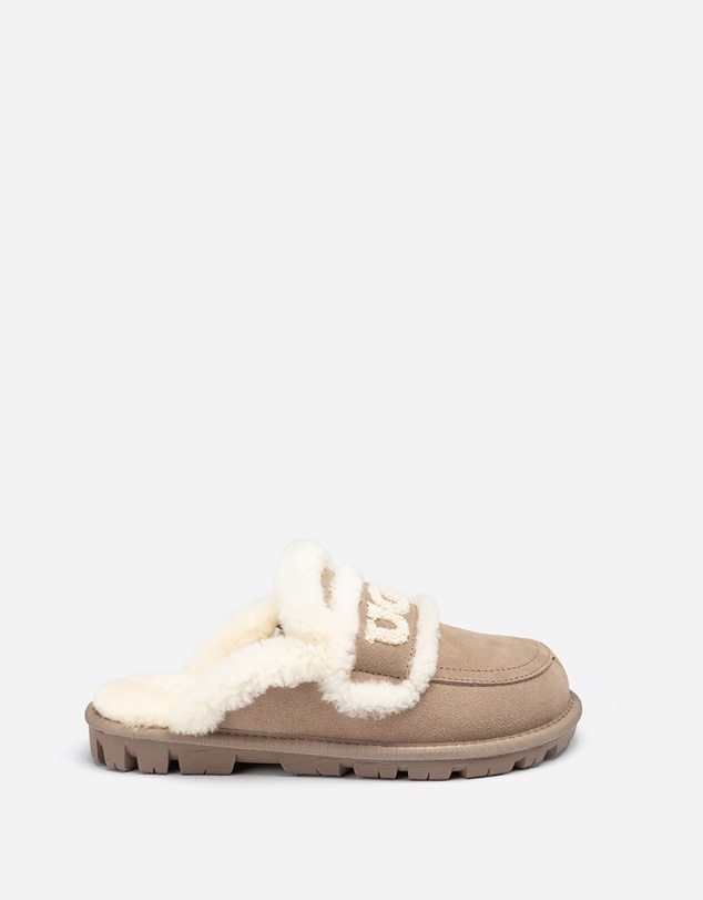 Ozwear Connection Uggs - Ugg Violet Shearling Slipper (Elastic Logo) (Detachable Feature)