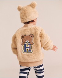 Huxbaby - Varsity Hux Fur Jacket - Babies-Kids