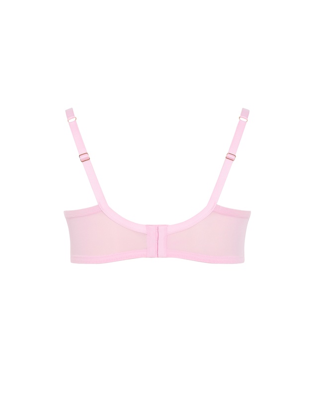 City Chic - Plus size Tabrett Demi Underwire Bra - cherry blossom