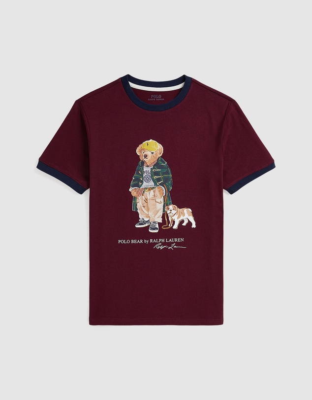 Polo Ralph Lauren - Polo Bear Cotton Ringer Tee - Teens