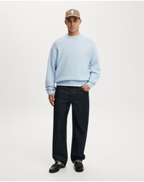 Cotton On - Box Fit Fuzzy Crew Knit