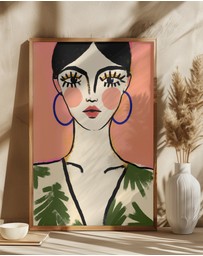 Olive et Oriel - Big Eyes by Treechild Art Print