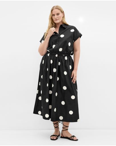Ivory Polka Dot