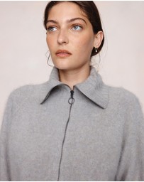 Marle - Oscar Wool-Cashmere Zip Up Cardigan