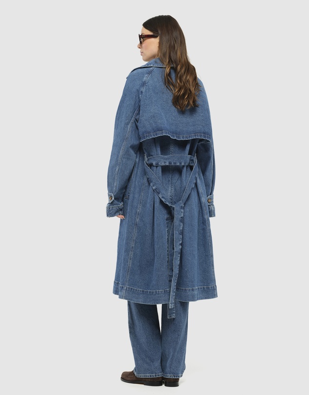 JACANDMOOKI - Dion Denim Trench Coat