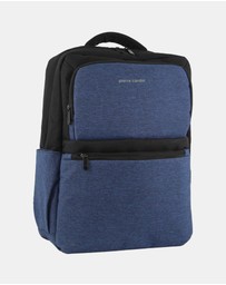 Pierre Cardin - Pierre Cardin Nylon Travel & Business Backpack with Built-in USB Port
