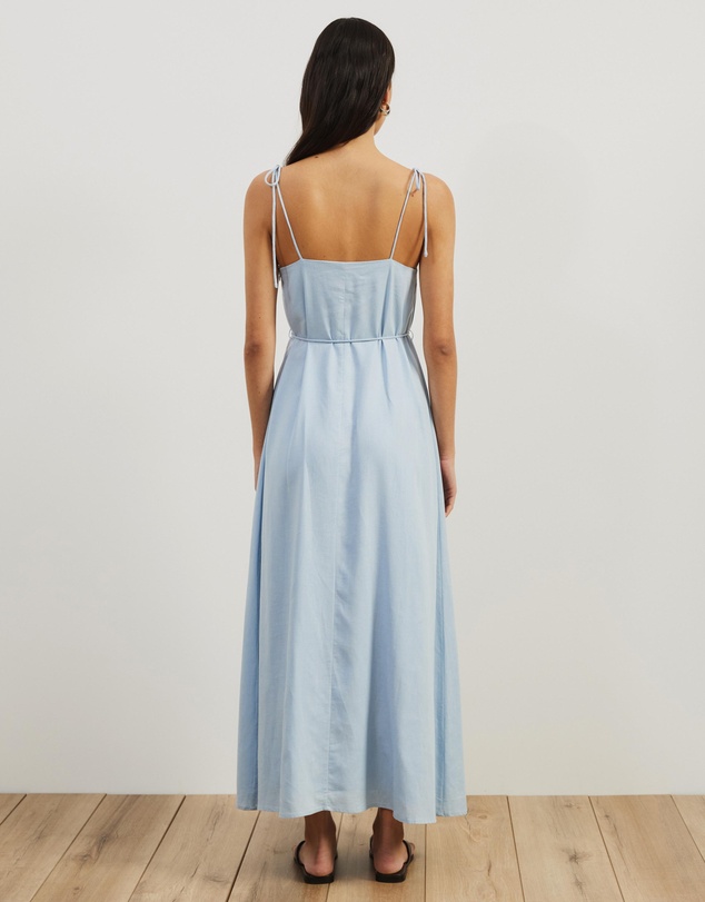 Atmos&Here - Tie Shoulder Maxi Dress