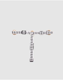 Mog & Bone - Hemp Dog Harness - Black Mosaic Print