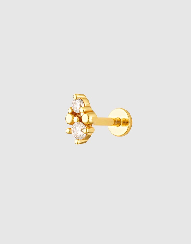 HOUSE OF SLANI - Trix Flat Back Piercing Stud