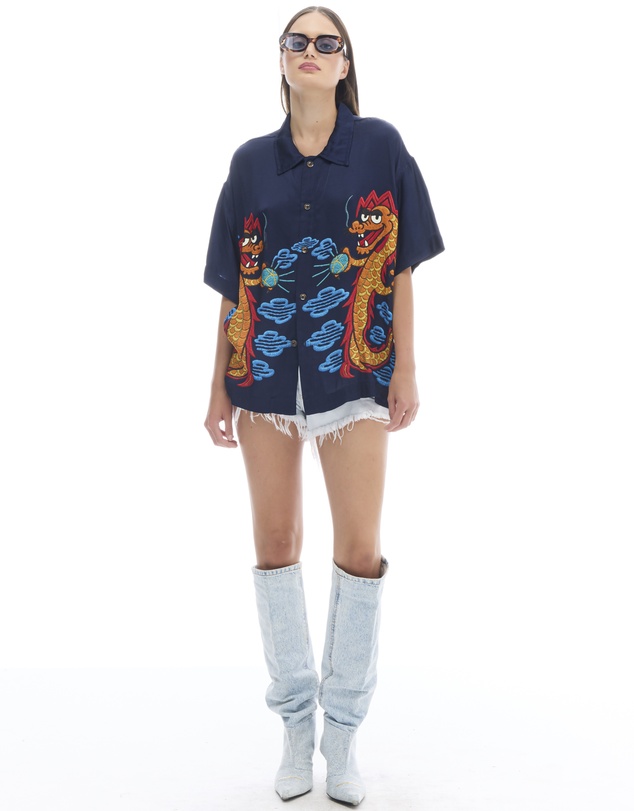 THE TALES - Lucky Dragon oversized Shirt