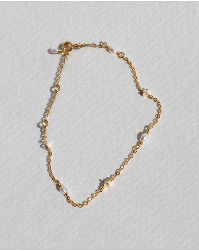 SAINT VALENTINE - Stars & Moons Bracelet - Gold