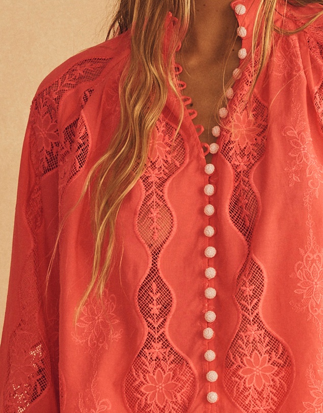 AUR OCEA - Primarosa Trina Scallop Blouse