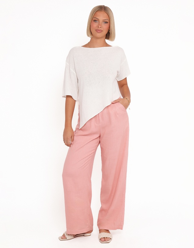 Petal & Pup - Dean Linen Pants - Light Pink