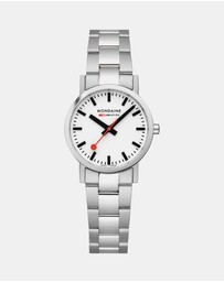 Mondaine - Mondaine Classic Silver Stainless Steel 30mm Watch