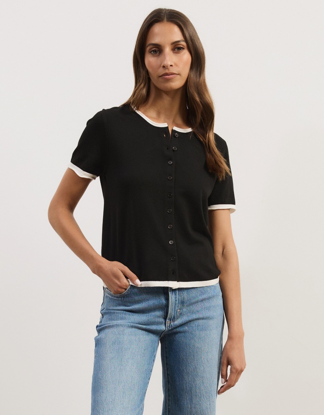 Atmos&Here - Brit Fine Knit SS Top