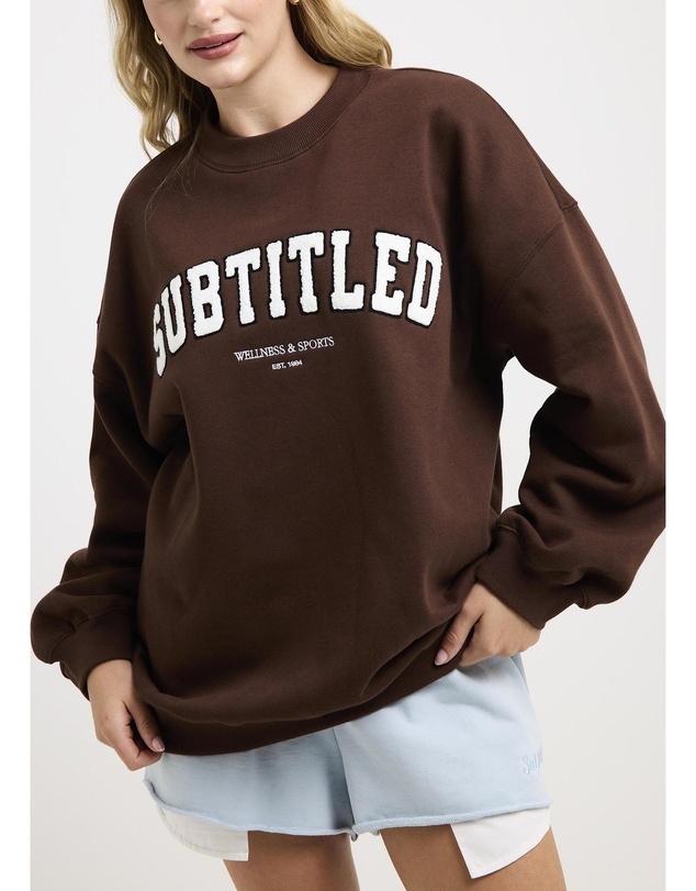 Subtitled - NYC Oversized Crew Neck Jumper
