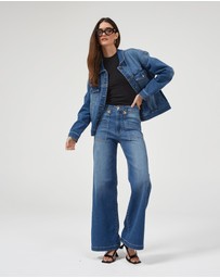 DRICOPER DENIM - Piper Pacific Blue Wide Leg Trousers