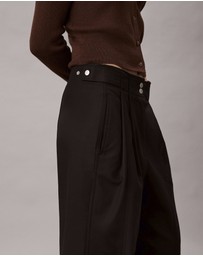 Calvin Klein - Adjustable Wide Leg Chino Pants
