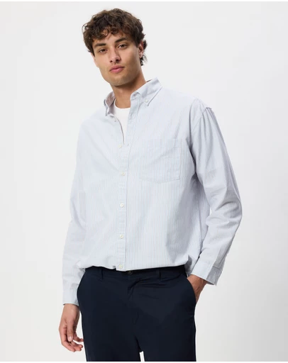 Jack & Jones - Norrebro Oxford LS Shirt