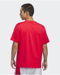 adidas Performance - adidas Basketball Graphic Tee Mens