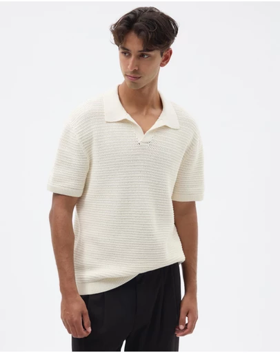 AERE - Resort Organic Cotton Knitted Polo