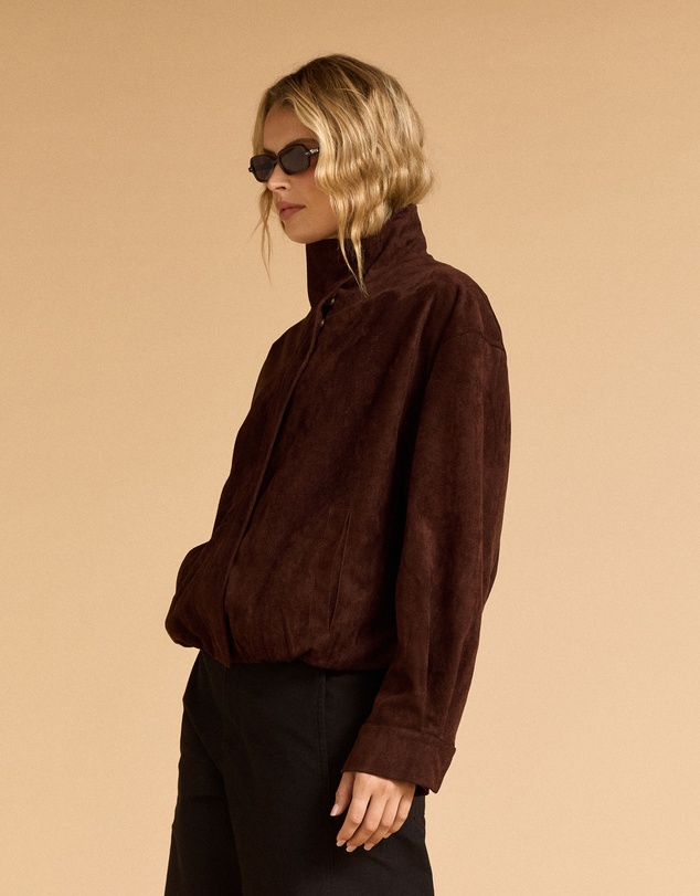 MVN - Faux Suede Bomber