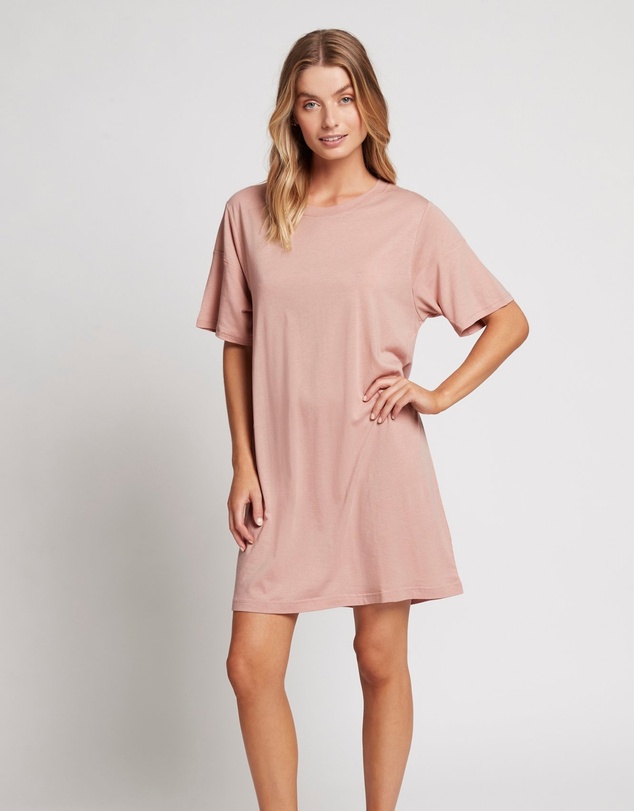 Homebodii - Homebodii Oversized Tencel Womens Sleep T-shirt