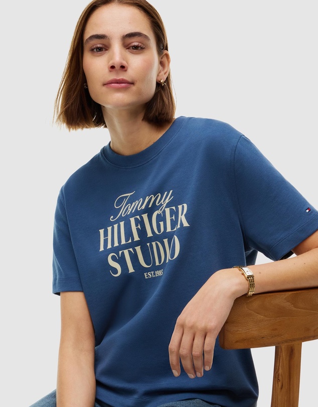 Tommy Hilfiger - Studio Tommy Crew Neck Relaxed Short Sleeve Tee
