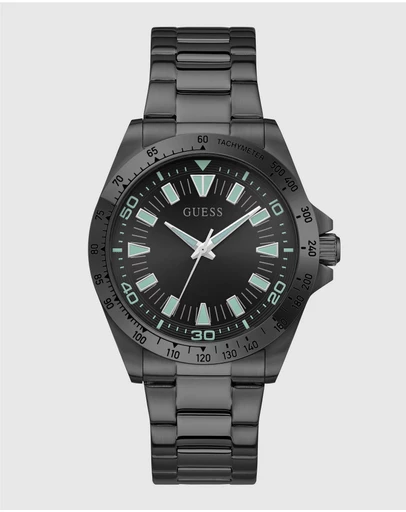 GUESS - GUESS Men's Black Analogue Watch