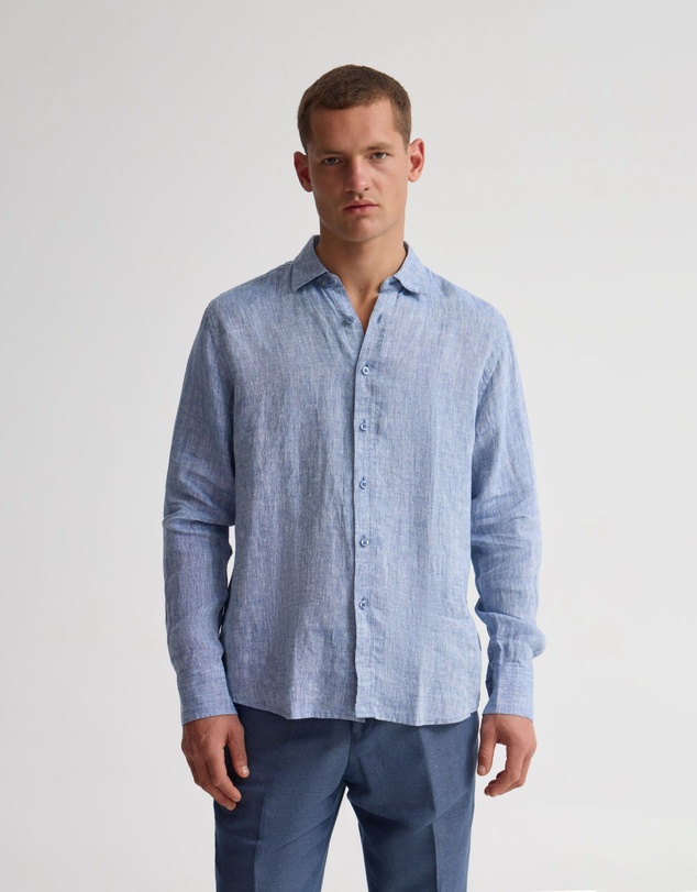 Oxford - Cooper Organic Linen Shirt Long Sleeve