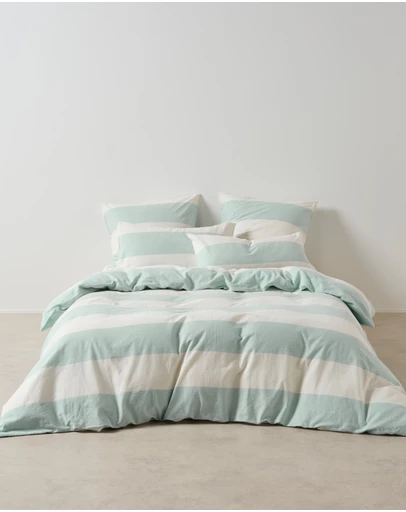 Linen House - Vintage Wide Stripe Quilt Cover Set