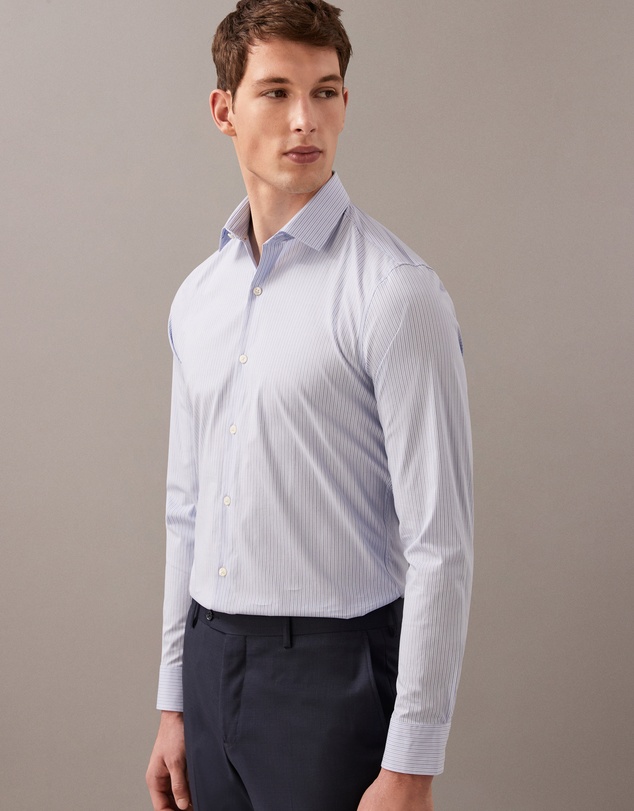 Calvin Klein - Poplin Stretch Dress Shirt