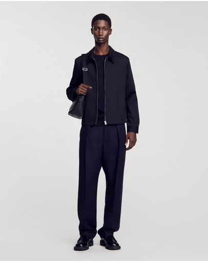 Sandro - Cotton Jacket Woven Jacket