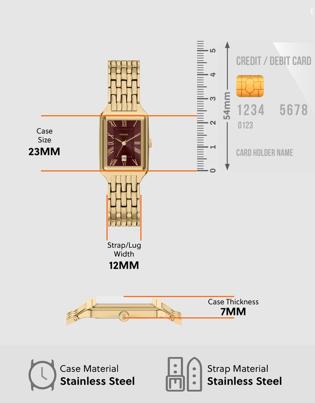 Fossil - Raquel Gold Tone Analogue Watch