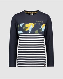 B.Nosy - Long Sleeve Stripe Top - Kids-Teens