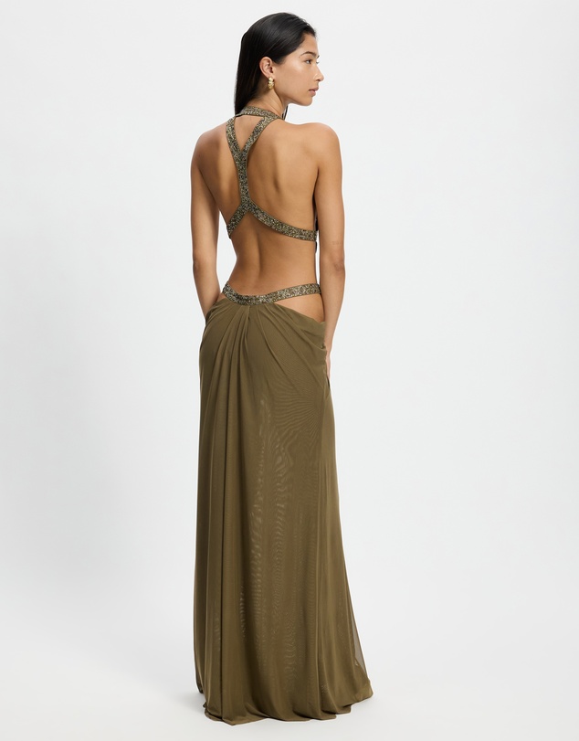 Jaded London - Cut Out Maxi Dress