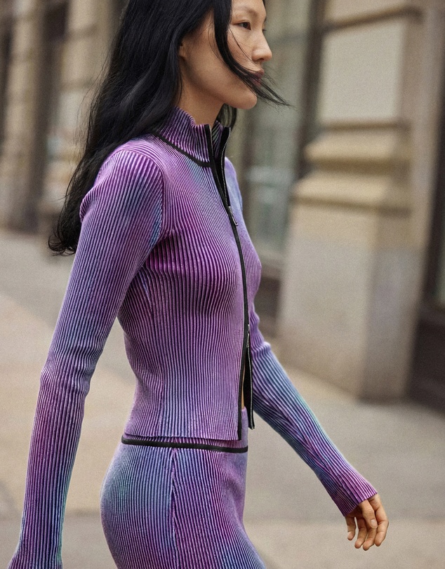 Desigual - Iridescent Knit Zip Jacket