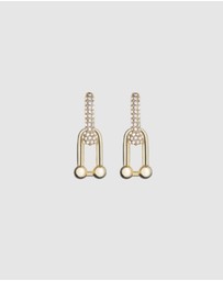 Kitte - Bond Pavé Earrings