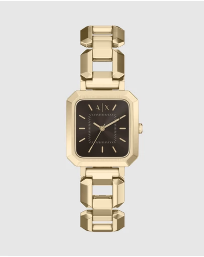 Armani Exchange - Gold Tone Analogue Watch
