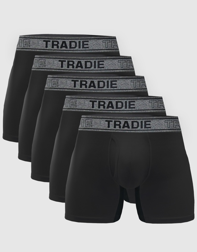 TRADIE - TRADIE 5pk Bamboo No Chafe Mid Length Trunk