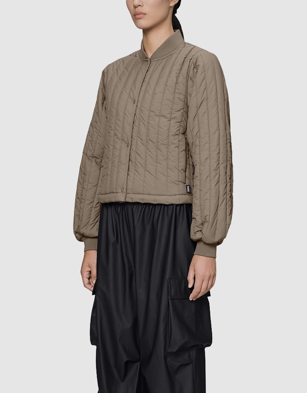 RAINS - Banja Liner Bomber W Jacket Cinder