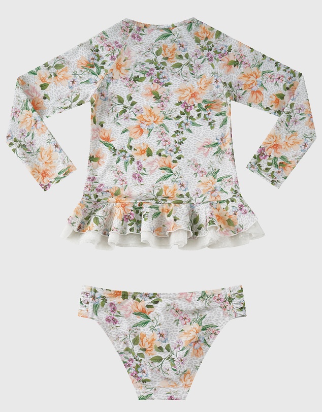 Aqua Blu Kids - Honeysuckle Long Sleeve Rash Vest Set - Kids