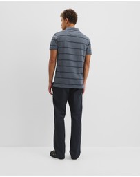 Country Road - Australian Cotton Stripe Pique Polo