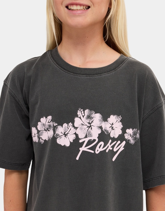 Roxy - Girls 8 to 16 Flower Chain T-Shirt